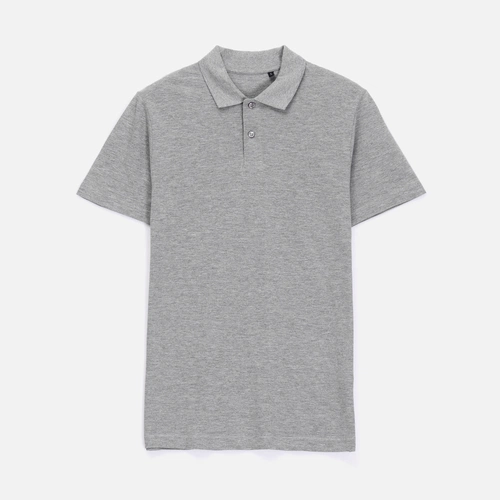 Рубашка поло унисекс Pulse, серый меланж Рубашка поло унисекс Pulse, серый меланж