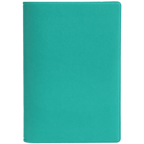 Обложка для паспорта Devon, бирюзовая Обложка для паспорта Devon, бирюзовая