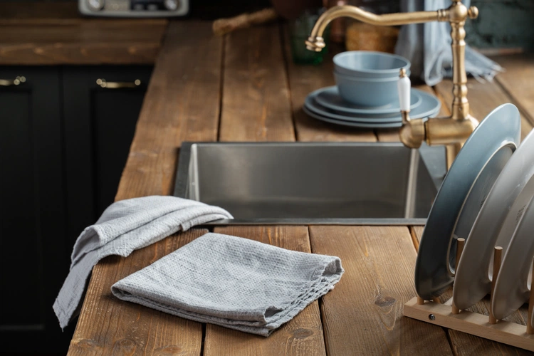 Набор полотенец Fine Line, синий Набор полотенец Fine Line, синий