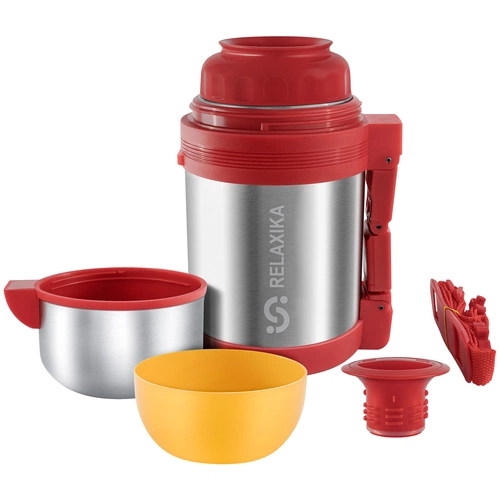 Термос для еды и напитков Relaxika 800, стальной Термос для еды и напитков Relaxika 800, стальной