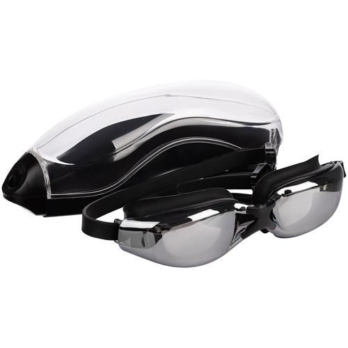 Очки для плавания зеркальные Underwater, черные Очки для плавания зеркальные Underwater, черные