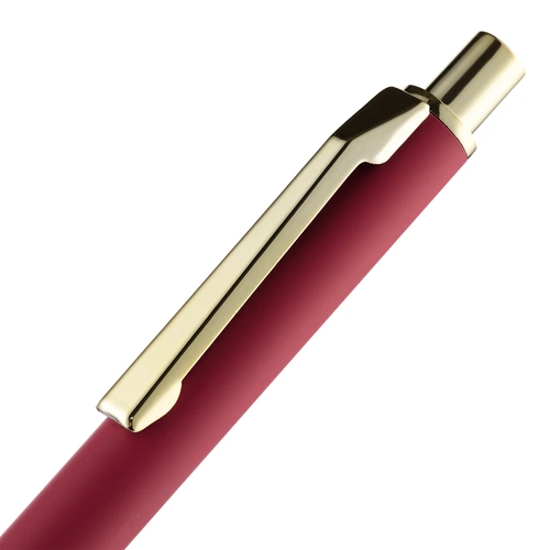 Ручка шариковая Lobby Soft Touch Gold, красная Ручка шариковая Lobby Soft Touch Gold, красная