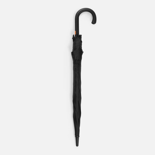 Зонт-трость Hidecolor с цветными спицами, черный с оранжевым Зонт-трость Hidecolor с цветными спицами, черный с оранжевым
