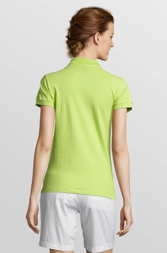 Рубашка поло женская People 210, зеленое яблоко Рубашка поло женская People 210, зеленое яблоко