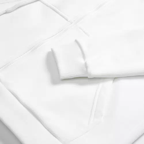 Толстовка унисекс оверсайз на молнии Zippy Terry, белая Толстовка унисекс оверсайз на молнии Zippy Terry, белая