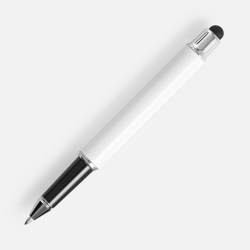 Роллер Scribo со стилусом, матовый белый Роллер Scribo со стилусом, матовый белый