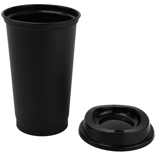 Стакан с крышкой Color Cap Black, черный Стакан с крышкой Color Cap Black, черный