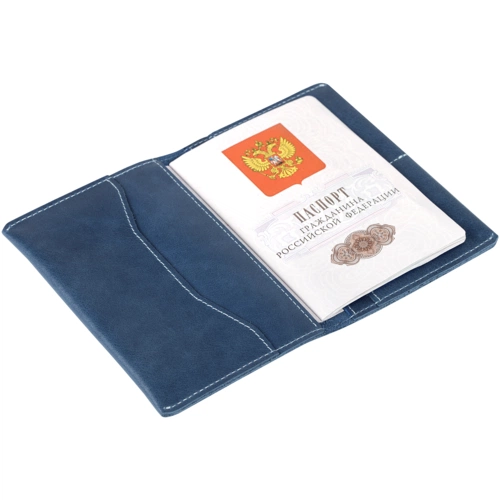 Обложка для паспорта Apache, синяя Обложка для паспорта Apache, синяя