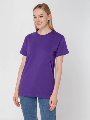 Футболка унисекс T-Bolka 160, фиолетовая Футболка унисекс T-Bolka 160, фиолетовая
