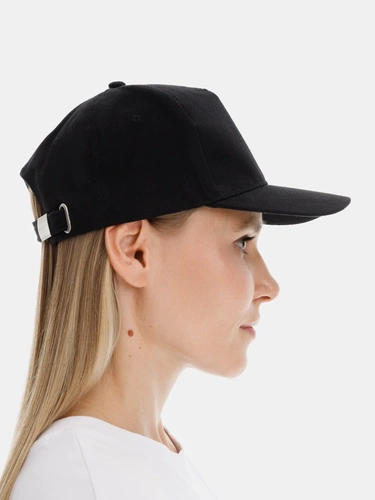 Бейсболка Long Beach, черная Бейсболка Long Beach, черная