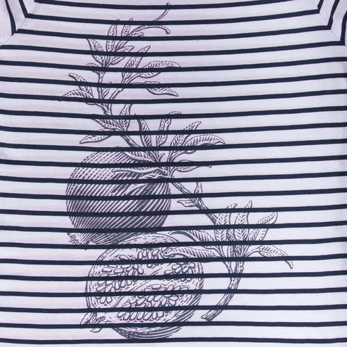 Футболка женская Grand Granat, белая с синим Футболка женская Grand Granat, белая с синим