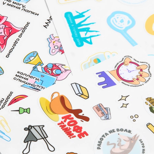 Набор наклеек UV-DTF Stiker Pack, S Набор наклеек UV-DTF Stiker Pack, S