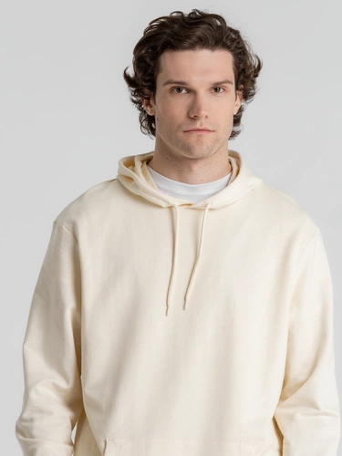 Толстовка с капюшоном унисекс Hoodie, светло-желтая Толстовка с капюшоном унисекс Hoodie, светло-желтая