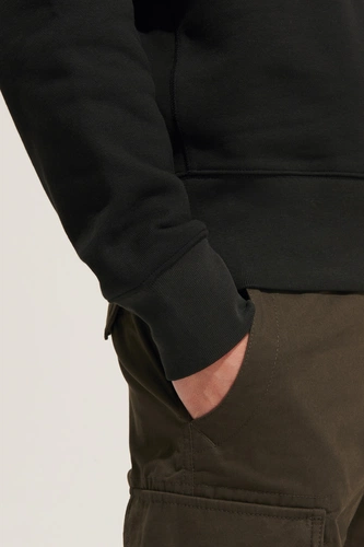 Свитшот унисекс Authentic, черный Свитшот унисекс Authentic, черный