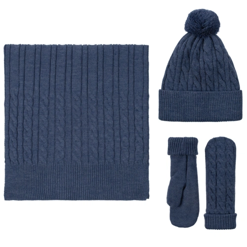 Варежки Heat Trick, синий меланж Варежки Heat Trick, синий меланж