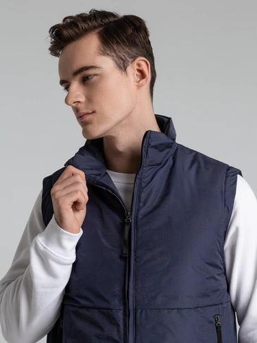 Жилет светоотражающий Lattvind, темно-синий Жилет светоотражающий Lattvind, темно-синий