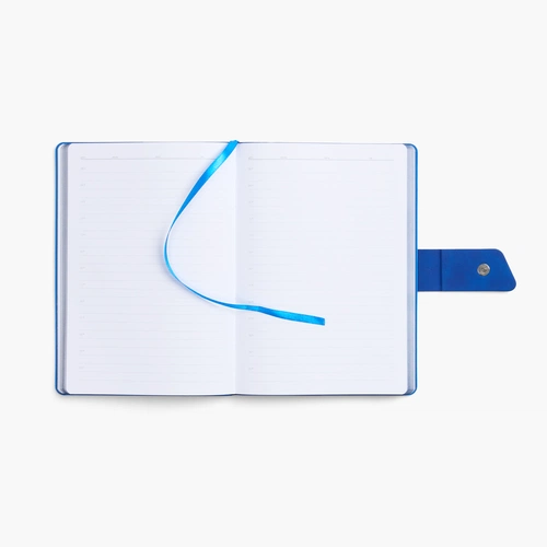 Ежедневник Boom, недатированный, черный с ярко-синий Ежедневник Boom, недатированный, черный с ярко-синий