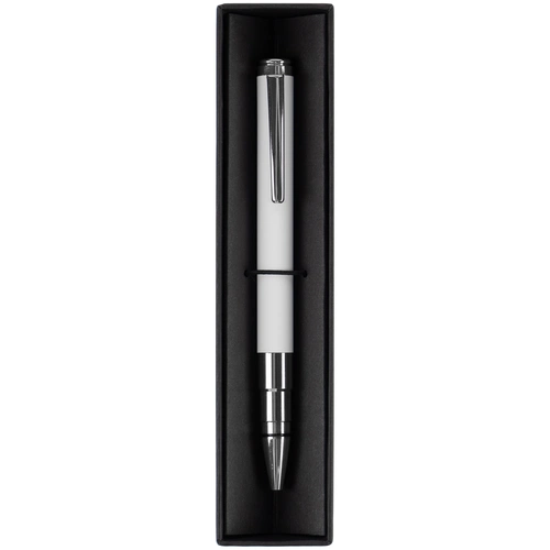 Ручка шариковая Kugel Chrome, белая Ручка шариковая Kugel Chrome, белая