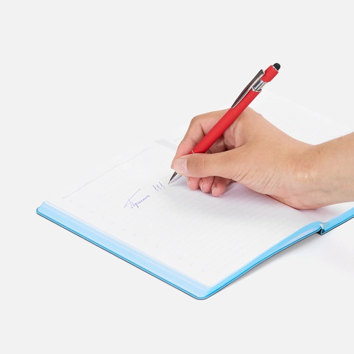 Ручка шариковая Pointer Soft Touch со стилусом, красная Ручка шариковая Pointer Soft Touch со стилусом, красная