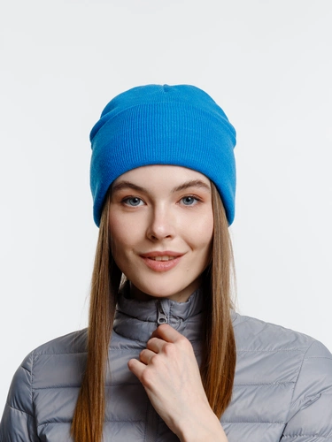 Шапка Urban Flow, ярко-голубая Шапка Urban Flow, ярко-голубая