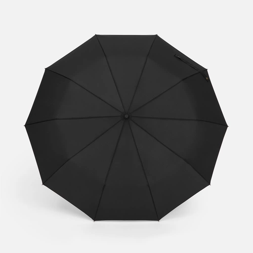 Зонт складной Cloudburst в подарочной упаковке, черный Зонт складной Cloudburst в подарочной упаковке, черный