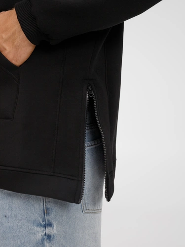 Худи унисекс оверсайз Easy Street, черное Худи унисекс оверсайз Easy Street, черное