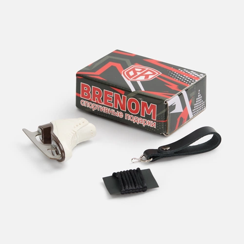 Брелок «Фигурный конек», белый Брелок «Фигурный конек», белый