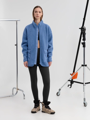 Куртка унисекс Oblako, голубая Куртка унисекс Oblako, голубая