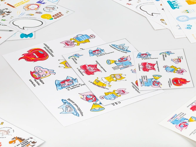 Наклейки UV-DTF Stiker Pack на заказ, L Наклейки UV-DTF Stiker Pack на заказ, L