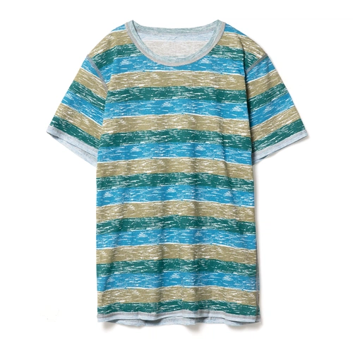 Футболка мужская Rayet двусторонняя, голубая с зеленым Футболка мужская Rayet двусторонняя, голубая с зеленым