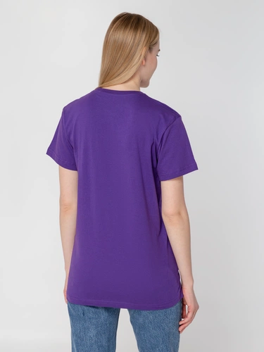 Футболка унисекс T-Bolka 160, фиолетовая Футболка унисекс T-Bolka 160, фиолетовая