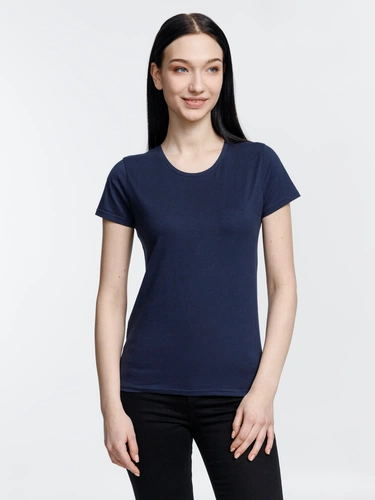 Футболка женская Pioneer Women, темно-синяя Футболка женская Pioneer Women, темно-синяя