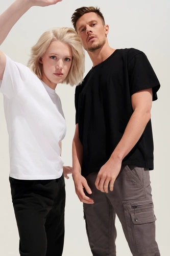 Футболка оверсайз унисекс Legacy, белая Футболка оверсайз унисекс Legacy, белая