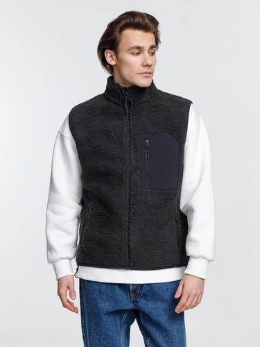 Жилет унисекс Fury BW, темно-серый (графит) Жилет унисекс Fury BW, темно-серый (графит)