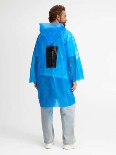 Дождевик-плащ CloudTime с печатью в один цвет на заказ Дождевик-плащ CloudTime с печатью в один цвет на заказ