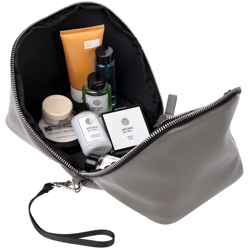 Дорожная косметичка Cubo, серая Дорожная косметичка Cubo, серая