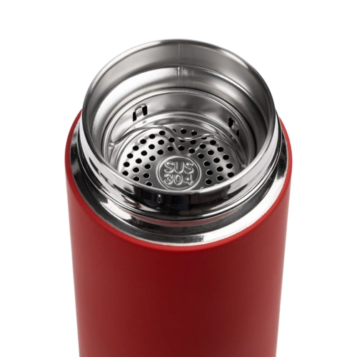 Термос с ситечком Percola, красный Термос с ситечком Percola, красный