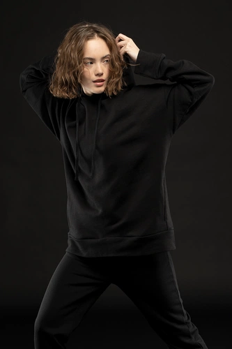 Худи унисекс H2, черное Худи унисекс H2, черное