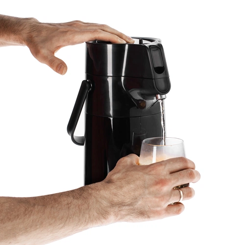 Термос с помпой Jiayi, черный Термос с помпой Jiayi, черный