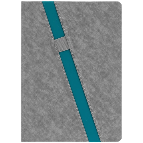Ежедневник Rubikon на заказ, недатированный серо-бирюзовый Ежедневник Rubikon на заказ, недатированный серо-бирюзовый