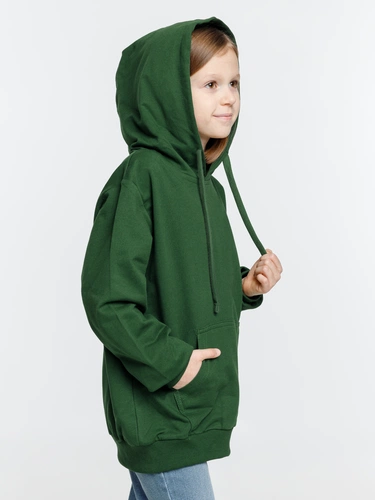 Худи детское Kirenga Kids 2.0, темно-зеленое Худи детское Kirenga Kids 2.0, темно-зеленое