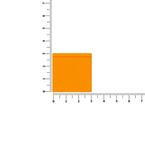 Лейбл из ПВХ Kare, оранжевый неон Лейбл из ПВХ Kare, оранжевый неон