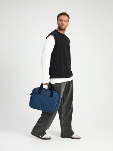 Сумка для ноутбука Delegate, синяя Сумка для ноутбука Delegate, синяя