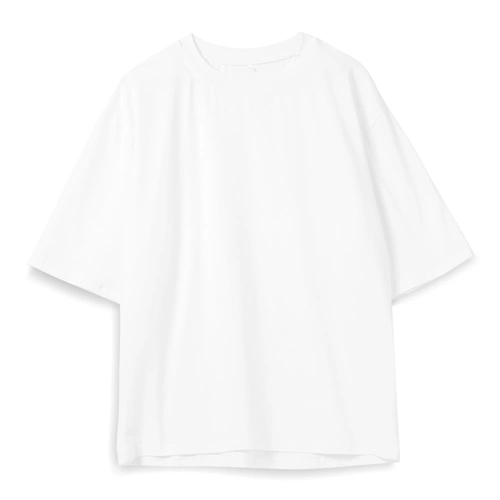 Футболка оверсайз унисекс Base Space, белая Футболка оверсайз унисекс Base Space, белая