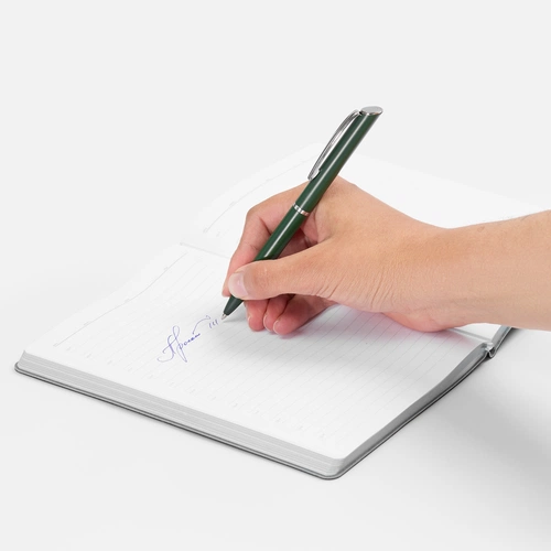 Ручка шариковая Ringa, темно-зеленая Ручка шариковая Ringa, темно-зеленая