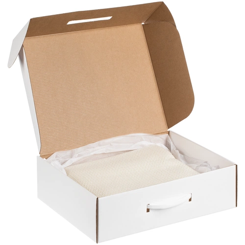 Коробка самосборная Light Case, белая, с белой ручкой Коробка самосборная Light Case, белая, с белой ручкой