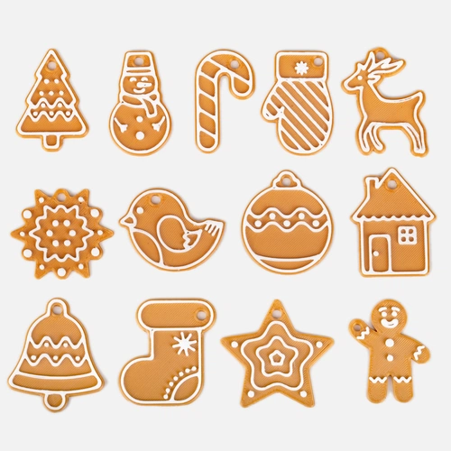 Мини-подвеска «Пряник», 3D-печать на заказ, снеговик Мини-подвеска «Пряник», 3D-печать на заказ, снеговик