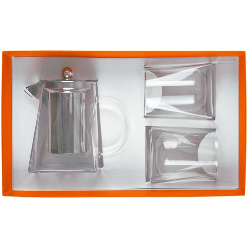 Чайный набор Quadroni в оранжевой коробке Чайный набор Quadroni в оранжевой коробке