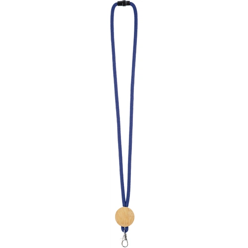 Шнурок для бейджа Tube Wood, синий Шнурок для бейджа Tube Wood, синий