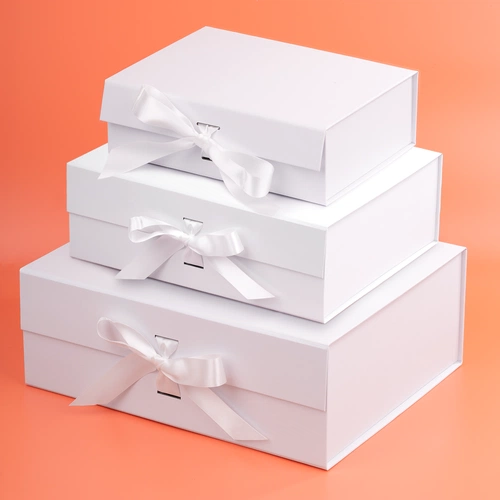 Коробка складная Rusetti, L, белая Коробка складная Rusetti, L, белая